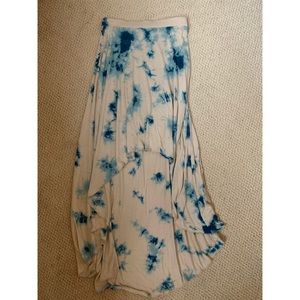 TIE DYE HIGH-LOW SKIRT
